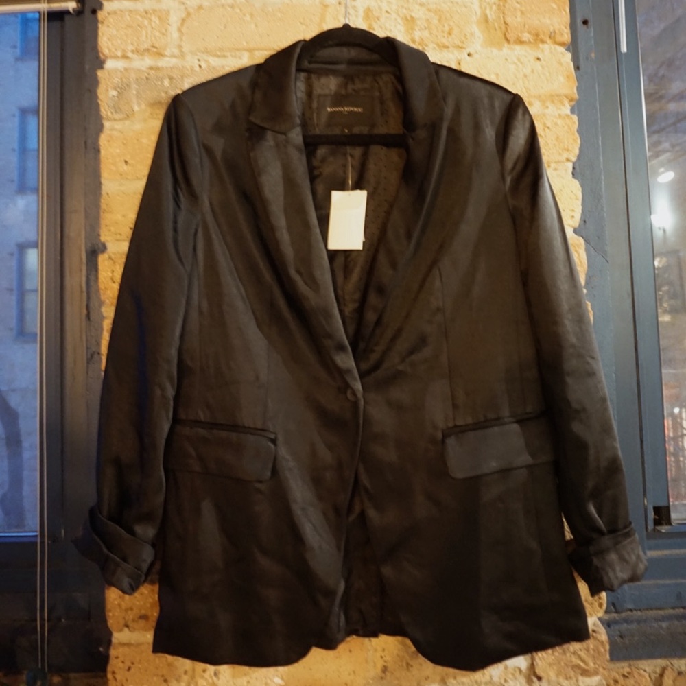 Banana Republic Silk Blazer